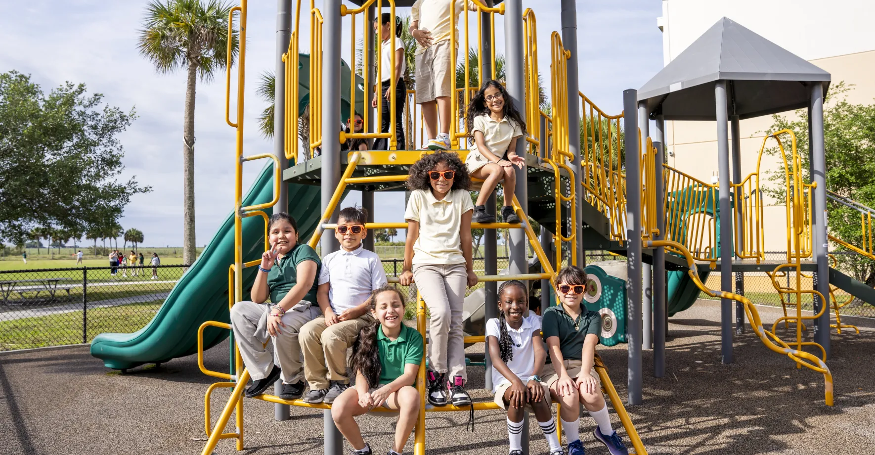 Kids in playground