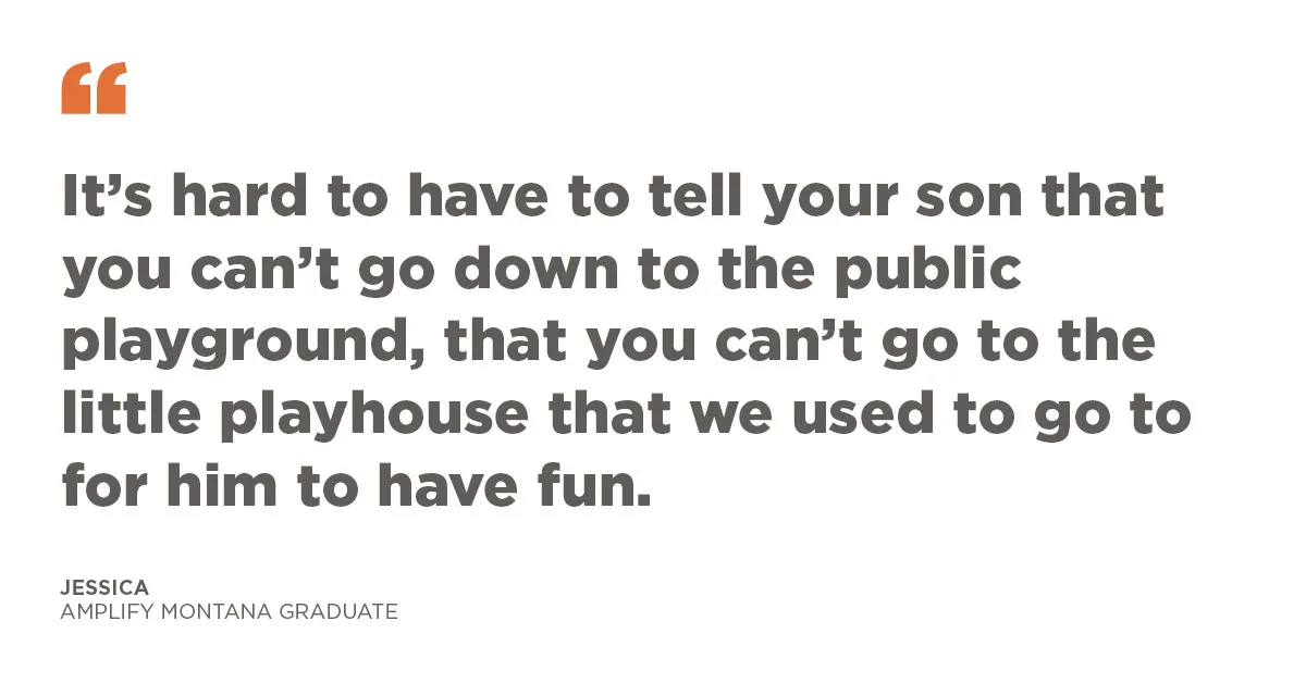  Quote graphic It’s hard to have to tell your son that you can’t go down to the public playground, that you can’t go to the little playhouse that we used to go to for him to have fun"